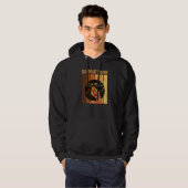 Elementarlehrer Afro American Black Hoodie (Vorne ganz)