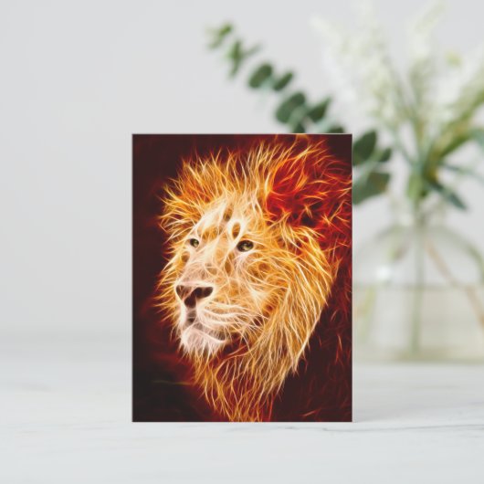 Elementarlion Postkarte (Stehend Vorderseite)