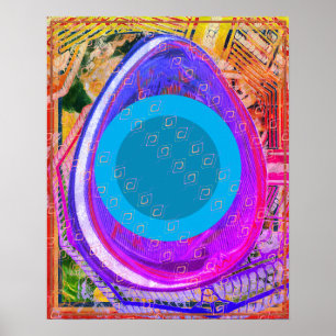 Elementarluft innerhalb der Ether Medizin Tattva Poster