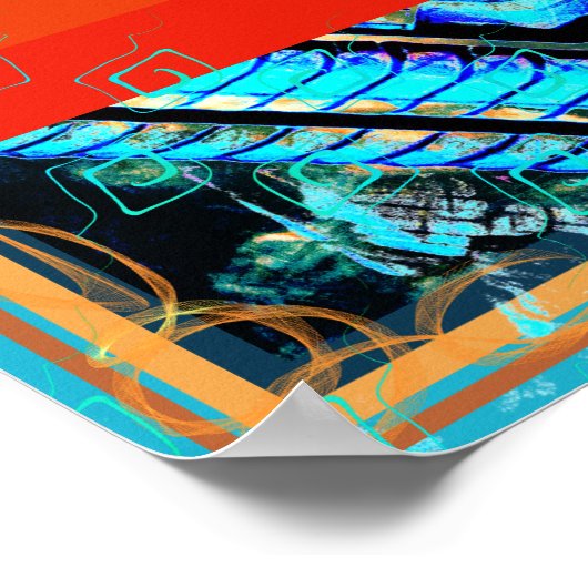 Elementarluft innerhalb der Feuermedizin Tattva Poster (Ecke)