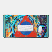 Elementarluft innerhalb der Feuermedizin Tattva Schreibtischunterlage (Tastatur & Maus)