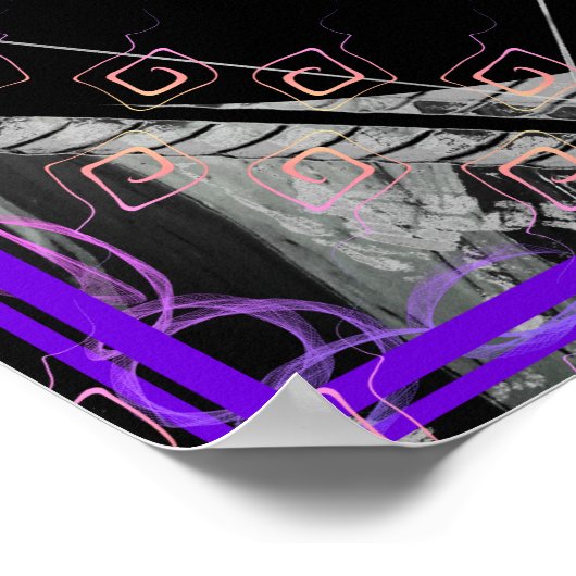 Elementarluft innerhalb der Wassermedizin Tattva Poster (Ecke)