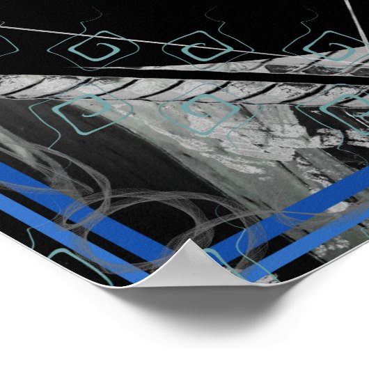 Elementarluft innerhalb der Wassermedizin Tattva Poster (Ecke)