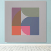 Elementarmodus 2 gearbeitete Canvas Print Leinwanddruck (Insitu (Holzboden))