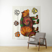 Elementarnatur Wandteppich (Beispiel)