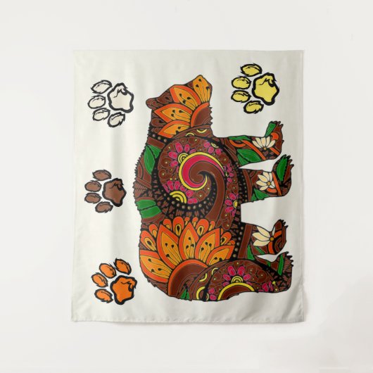 Elementarnatur Wandteppich (Vorderseite)