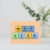 Elementarnavy-Nukes Postkarte (Stehend Vorderseite)