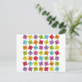 Elementarperiodic Postkarte (Stehend Vorderseite)