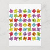 Elementarperiodic Postkarte (Vorderseite)