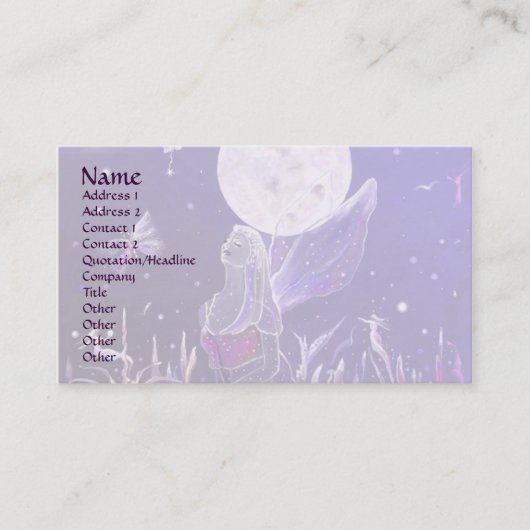 Elementarreich Visitenkarte (Vorderseite)