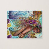 Elementarsammlung - Wasser - Meerjungfrau Puzzle (Horizontal)