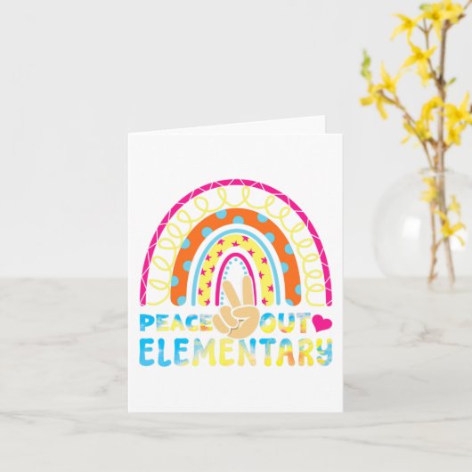 Elementarschüler durch Schulen im letzten Sommer Karte (Gelbe Blume)