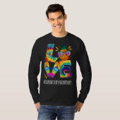 Elementarsekretärin Liebe Ananas Summer Off Dut T-Shirt (Vorne ganz)