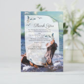 Elementarwasser-Power Dankeschön-Karte Dankeskarte (Stehend Vorderseite)