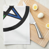 Elementarwesen Pentagramm Handtuch (Viertel Falte)