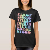 Elementary Grade Vibes Teacher Shirt - First Day (Vorderseite)