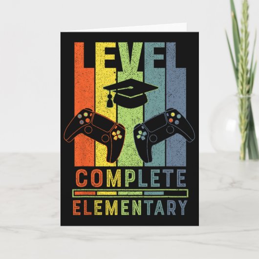 Elementary Level Complete Graduation Cl 2025 Gamer Karte (Vorderseite)