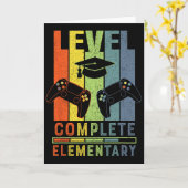 Elementary Level Complete Graduation Cl 2025 Gamer Karte (Gelbe Blume)