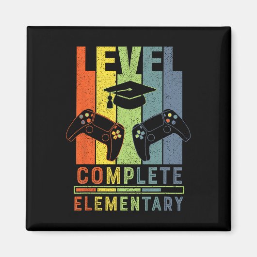 Elementary Level Complete Graduation Cl 2025 Gamer Magnet (Vorne)