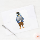 Elementary OS Quadratischer Aufkleber (Umschlag)