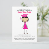 Elementary School Graduation Announcements Einladung (Stehend Vorderseite)