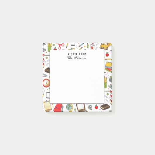 Elementary Teacher Post-it Klebezettel (Vorderseite)