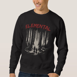 Elementarzwerge im Wald - Vintage Grafik D Sweatshirt