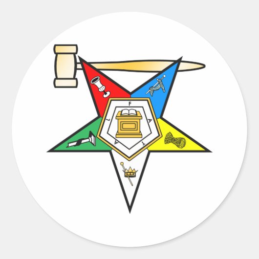 Elemente aus der Vergangenheit des Oststerns Runder Aufkleber (Vorderseite)