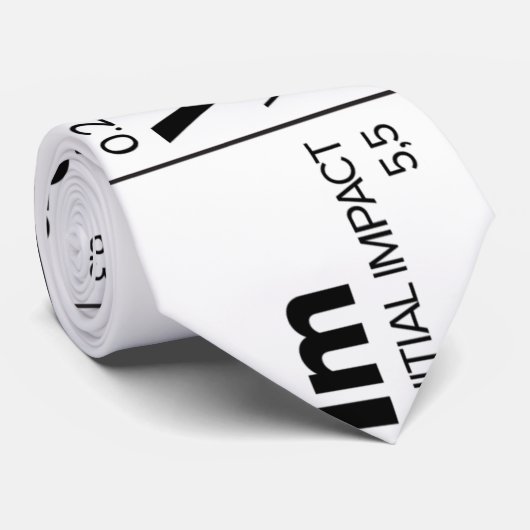 Elemente der Kommunikation Neck Tie Krawatte (Gerollt)