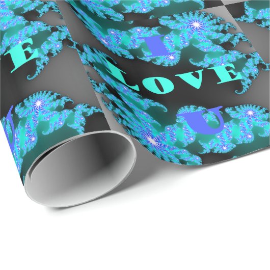 Elemente der kosmischen Liebe Geschenkpapier (Rolleneckpunkt)