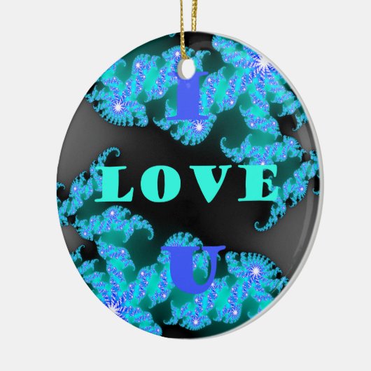 Elemente der kosmischen Liebe Keramik Ornament (Links)