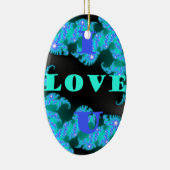 Elemente der kosmischen Liebe Keramik Ornament (Rechts)