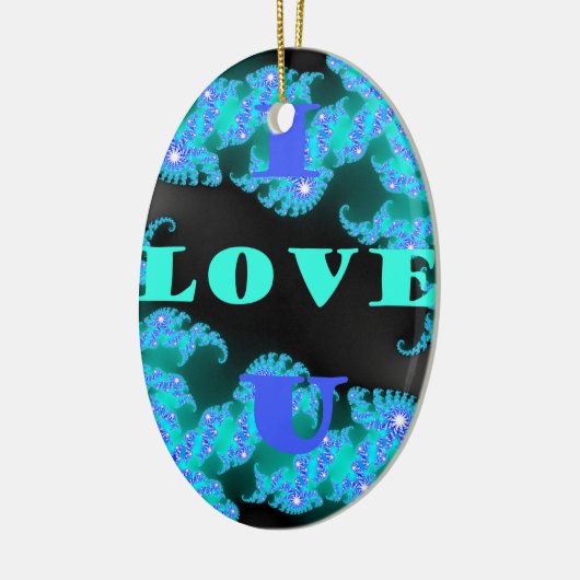 Elemente der kosmischen Liebe Keramik Ornament (Links)