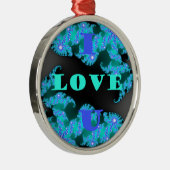 Elemente der kosmischen Liebe Silbernes Ornament (Rechts)