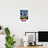 Elemente der Kunst - Formen mit Miro Poster (Heimbüro)