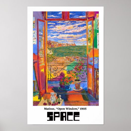 Elemente der Kunst - Raum von Matisse Poster (Vorne)