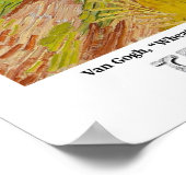 Elemente der Kunst - Textur mit Van Gogh Poster (Ecke)