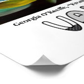 Elemente der Kunst - Wert mit O’Keeffe Poster (Ecke)
