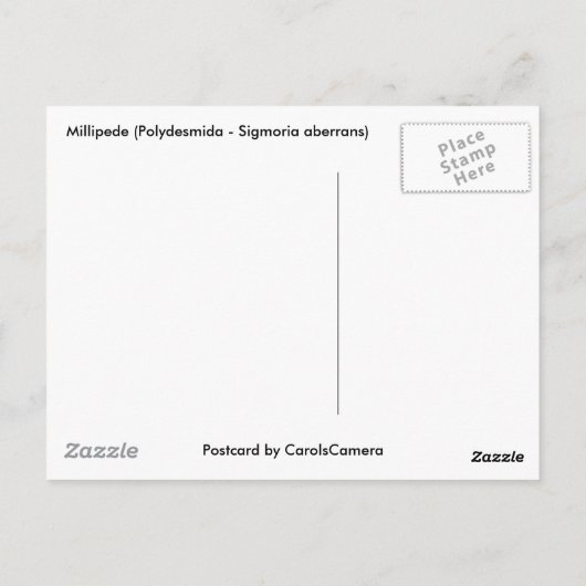 Elemente der Millipenserie Postkarte (Rückseite)