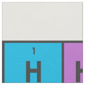 Elemente der Periodischen Tabelle Stoff (Nahaufnahme)