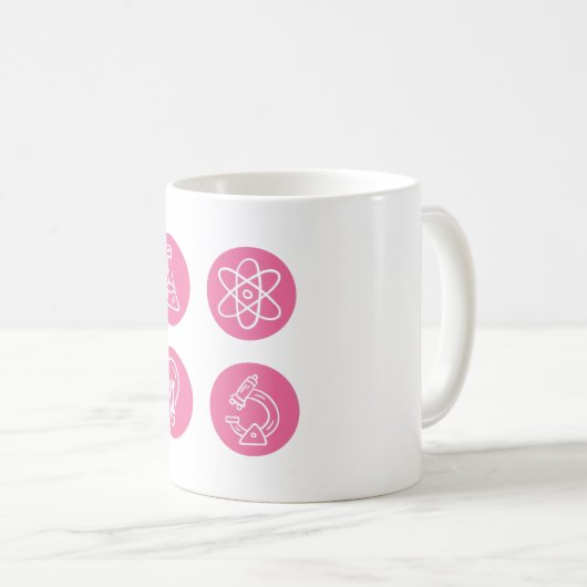 Elemente der Wissenschaft Kaffeetasse (VorderseiteRechts)