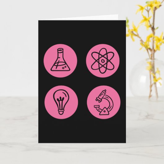 Elemente der Wissenschaft Karte (Gelbe Blume)