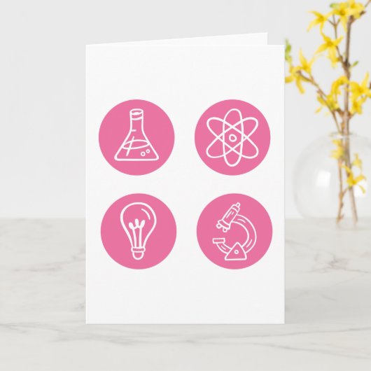 Elemente der Wissenschaft Karte (Gelbe Blume)