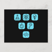 Elemente der Wissenschaft Postkarte (Vorderseite)