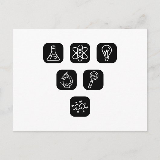 Elemente der Wissenschaft Postkarte (Vorderseite)