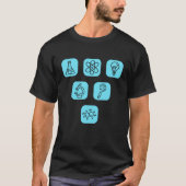 Elemente der Wissenschaft T-Shirt (Vorderseite)