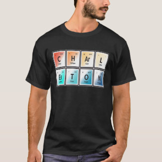 Elemente des Charleston City Retro-Stils T-Shirt