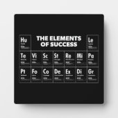 Elemente des Erfolgs Periodic Table, Gym, Hustle Fotoplatte (Vorderseite)