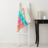 Elemente des farbigen Musters der Periodischen Tab Sherpadecke (Beispiel)