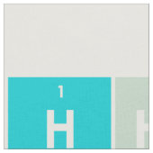 Elemente des farbigen Musters der Periodischen Tab Stoff (Nahaufnahme)